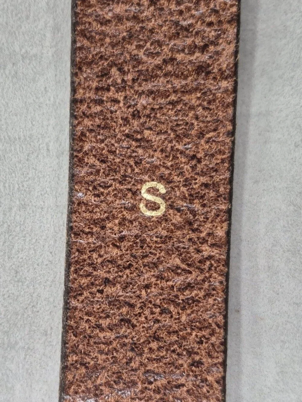 J Crew belt women's small brown Italian leather gold rounded buckle made in USA - Picture 6 of 14